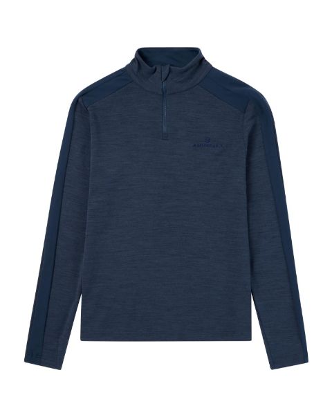Amundsen 5Mila Half Zip Womens Faded Navy