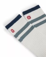 Amundsen Oslo Crew Socks White/Stormy Blue