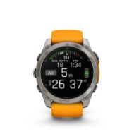 Garmin Fenix 8 51mm Amoled Sapphire Titan/Orange 
