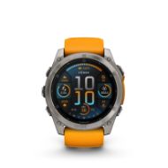 Garmin Fenix 8 47mm Amoled Sapphire Titan/Orange 