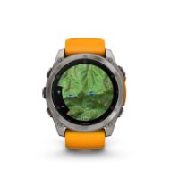 Garmin Fenix 8 47mm Amoled Sapphire Titan/Orange 