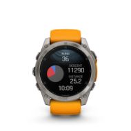 Garmin Fenix 8 47mm Amoled Sapphire Titan/Orange 