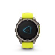 Garmin Fenix 8 47mm Sapphire Solar Titan/Yellow 