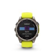 Garmin Fenix 8 47mm Sapphire Solar Titan/Yellow 