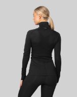 Johaug Lithe Tech-Wool Half Zip Womens Tblck
