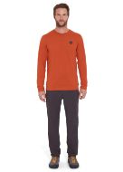 Rab Basecamp Logo Badge LS Tee Red Clay