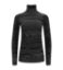Aclima WarmWool Roll Neck Womens Black Motion