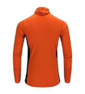 Aclima WarmWool Hood Sweater Zip Gold Flame/Black