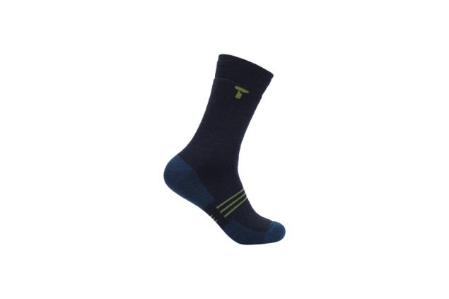 Tufte Merino Medium Crew Socks Black