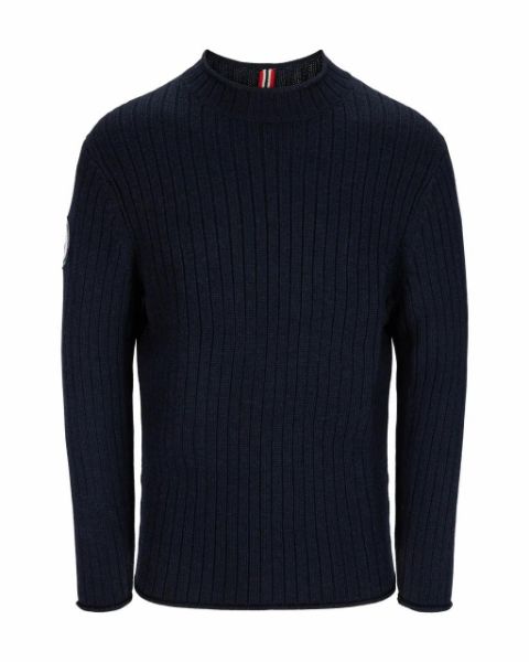 Amundsen Roald Roll Neck Faded Navy