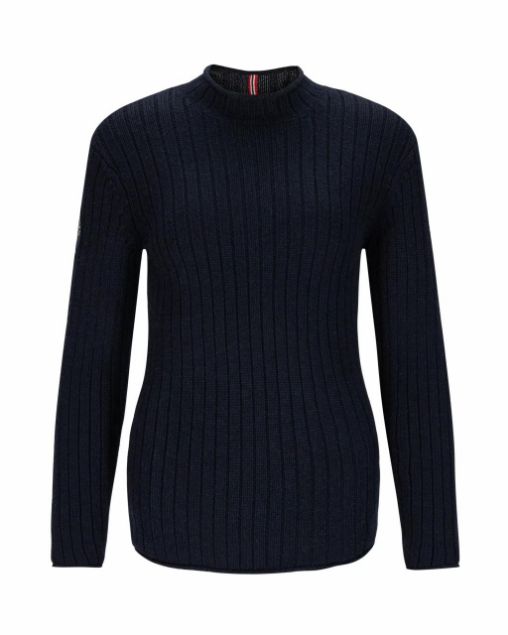 Amundsen Roald Roll Neck Womens Faded Navy