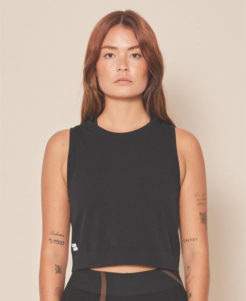 Moonchild Box Tank Top Womens Black