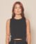 Moonchild Box Tank Top Womens Black