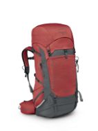 Osprey Tempest 44 Red pampas Coal Grey
