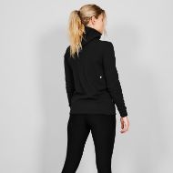 Saysky Combat Half Zip Fleece Hoodie Womens Black