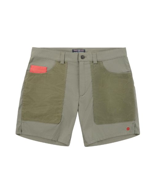 Amundsen 7Incher Field Shorts Blue Surf/Olive Ash