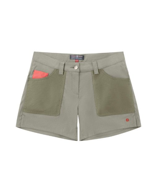 Amundsen 5Incher Field Shorts Womens Blue Surf/Olive Ash