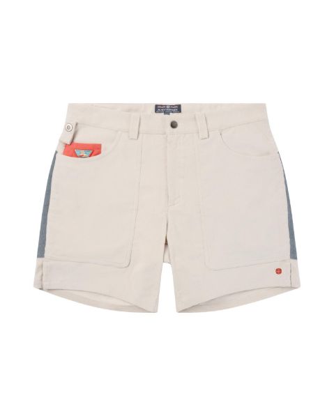 Amundsen 7Incher Cord Shorts Natural/Stormy Blue