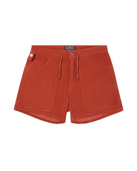 Amundsen 5Incher Cord G. Dyed Shorts Terra Red