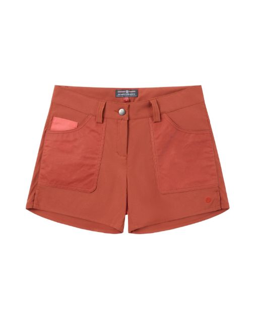 Amundsen 5Incher Field Shorts Womens Terra Red/Red