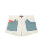 Amundsen 3Incher Field Shorts Womens Off White/Stormy Blue