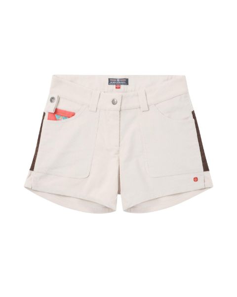 Amundsen 5Incher Cord Shorts Womens Natural/Cowboy