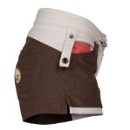 Amundsen 3Incher Cord Shorts Womens Natural/Cowboy