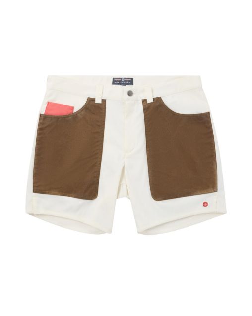 Amundsen 7Incher Field Shorts Off White/Tan