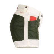 Amundsen 5Incher Field Shorts Womens Off White/Green