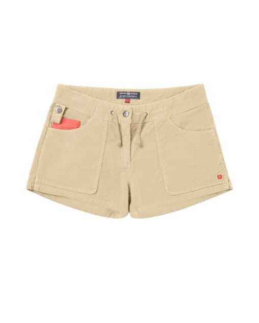 Amundsen 3Incher Cord G. Dyed Shorts Womens Warm Sand