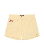 Amundsen 5Incher Cord G. Dyed Shorts Womens Buttercream