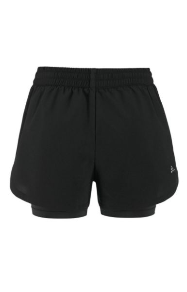 Craft Adv Essence 2in1 Shorts 2 Womens Black