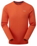 Rab Basecamp 3 Peaks LS Tee Red Clay