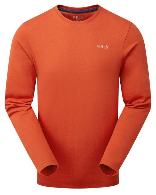 Rab Basecamp 3 Peaks LS Tee Red Clay