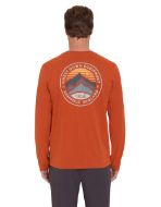 Rab Basecamp 3 Peaks LS Tee Red Clay