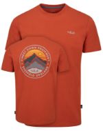 Rab Basecamp 3 Peaks Tee Red Clay