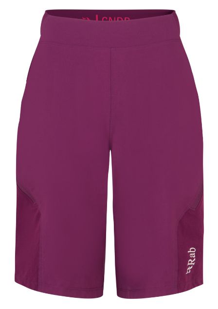 Rab Cinder Crank Shorts 11inch Womens Mulberry