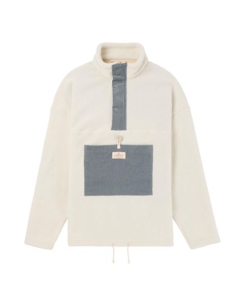 Amundsen V-Bond Cord Fleece Natural/Stormy Blue