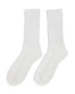 Amundsen Oslo Crew Socks White/White