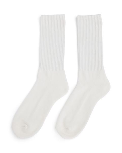 Amundsen Oslo Crew Socks White/White