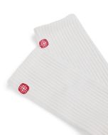 Amundsen Oslo Crew Socks White/White