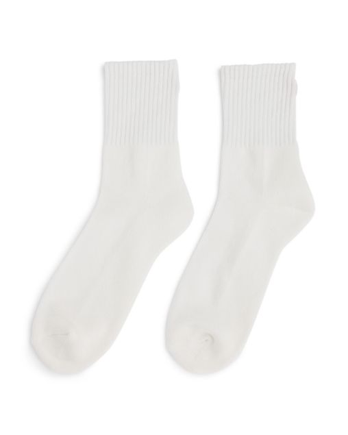 Amundsen Oslo Quarter Socks White
