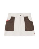 Amundsen Cord Skirt Womens Natural/Cowboy