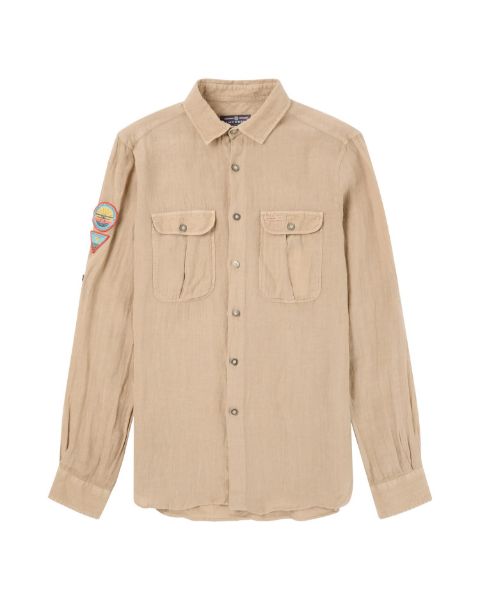 Amundsen Safari Linen Shirt Desert