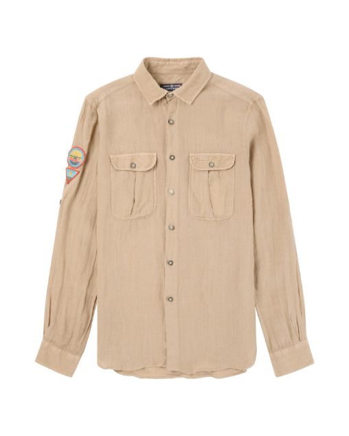 Amundsen Safari Linen Shirt Desert