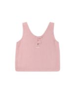 Amundsen Safari Linen Top Womens Faded Peony Pink
