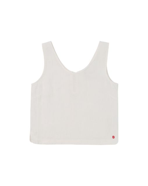 Amundsen Safari Linen Top Womens Natural
