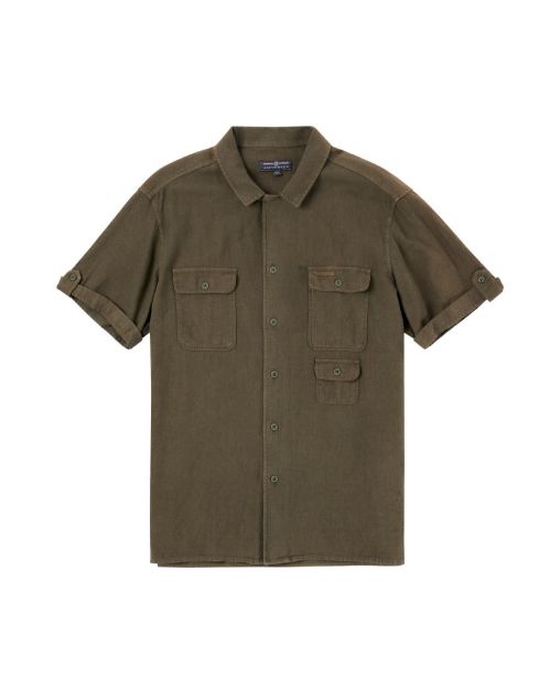 Amundsen Travellers Linen SS Olive