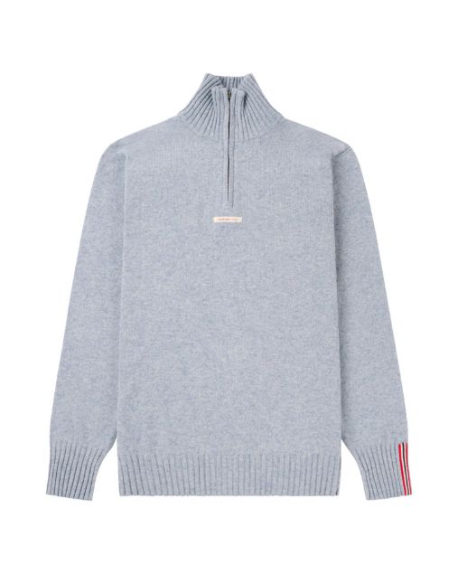 Amundsen Deck Half Zip Denim Blue