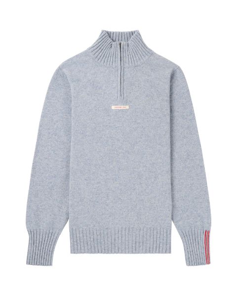 Amundsen Deck Half Zip Womens Blue Stone